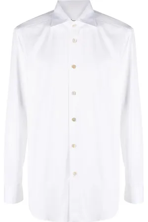 Kiton Slim-cut cotton shirt