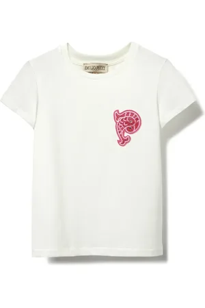 PUCCI Junior Pesci-appliqu?? T-shirt
