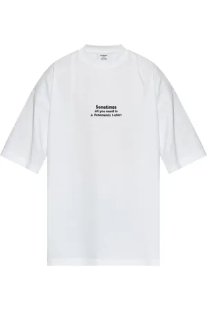 Vetements Logo-print cotton t-shirt