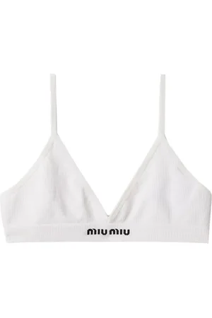 Miu Miu Seamless triangle cotton bra