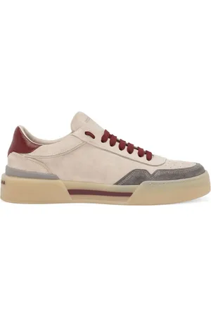 Dolce & Gabbana New Roma panelled suede sneakers