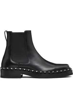 VALENTINO GARAVANI M-Way Rockstud leather ankle boots