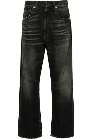 R13 Logo-patch jeans