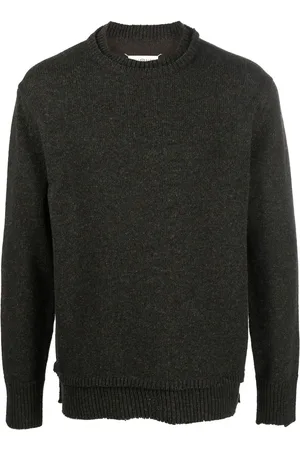 Maison Margiela Elbow-patch knitted jumper
