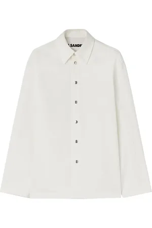 Jil Sander Logo-embossed cotton shirt