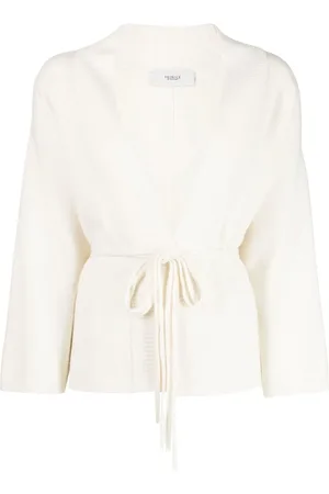 PRINGLE OF SCOTLAND V-neck tie-waist cardigan