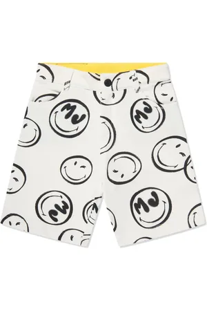 Marc Jacobs Smiley face-print cotton shorts