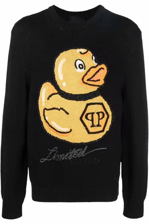 Philipp Plein Embroidered-duck jumper
