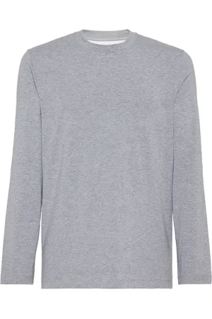 Brunello Cucinelli Round-neck long-sleeve T-shirt
