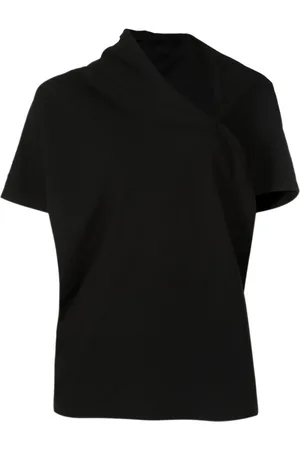 Uma Raquel Davidowicz Asymmetric-neck draped top
