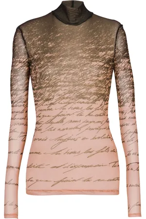 Balmain Love Letter-print top