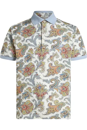 Etro Paisley cotton polo shirt