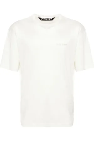 Palm Angels Semi-sheer linen T-shirt