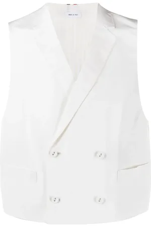 Thom Browne Double-breasted silk waistcoat