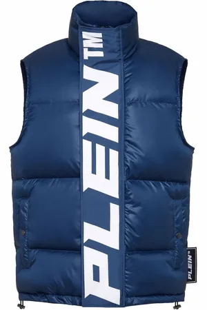 Philipp Plein Padded high-neck logo gilet
