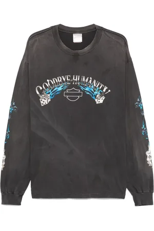 SAINT MXXXXXX Slogan-print T-shirt