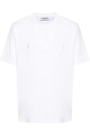 Lanvin Logo-embroidered cotton T-shirt