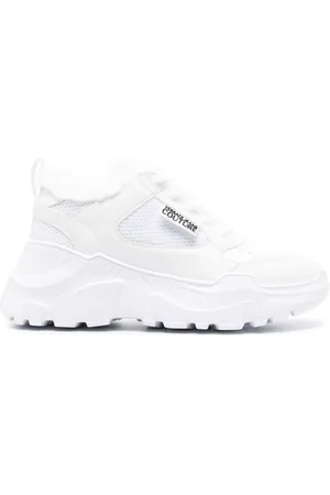 VERSACE Speedtrack fur-lining sneakers