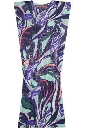 PLEATS PLEASE ISSEY MIYAKE Tardivo pliss?? midi dress
