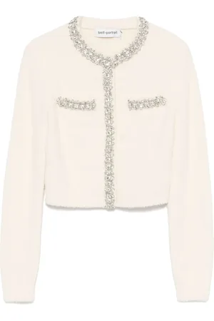 Self-Portrait Crystal-embellished cardigan