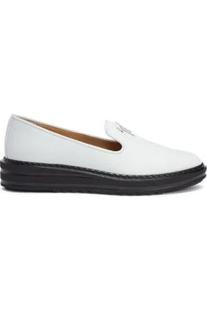 Giuseppe Zanotti Tim logo-lettering loafers