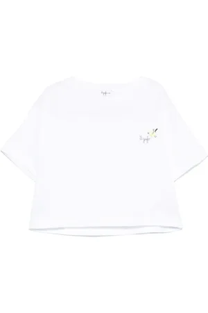 Il gufo Logo-embroidered T-shirt