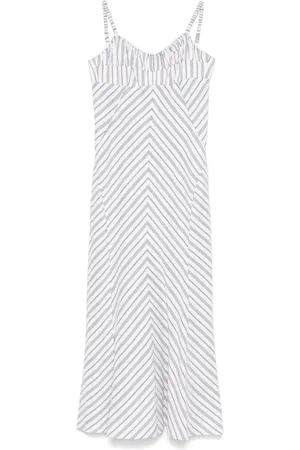 Sandro Striped maxi dress