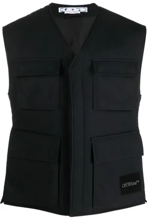 OFF-WHITE Wave Tag padded vest