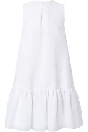 Erdem Maple organza-cloque belted dress