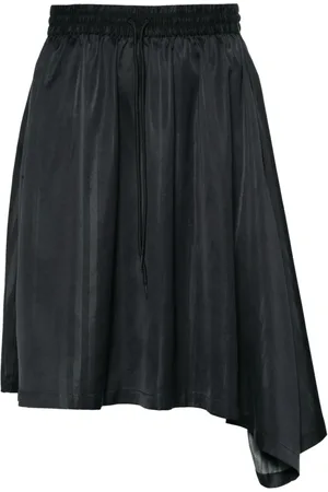 Y-3 Logo-print striped skirt