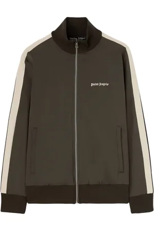 Palm Angels Logo-embroidered jacket
