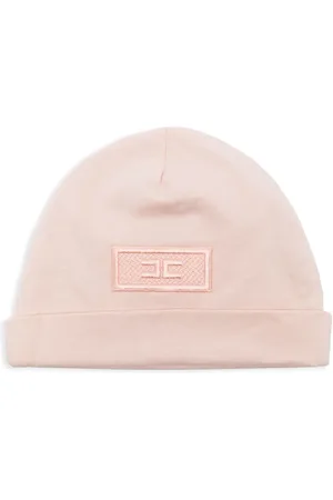 Elisabetta Franchi Logo-patch beanie