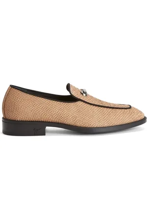 Giuseppe Zanotti Snakeskin leather loafers