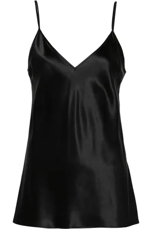 Joseph V-neck silk top