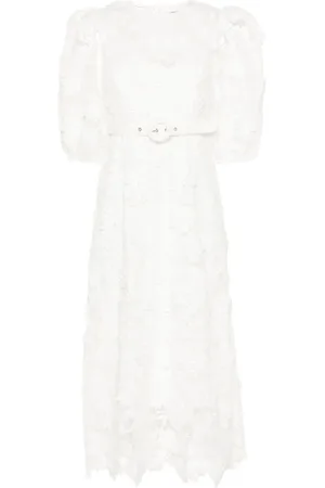 ZIMMERMANN Halliday Lace Flower midi dress