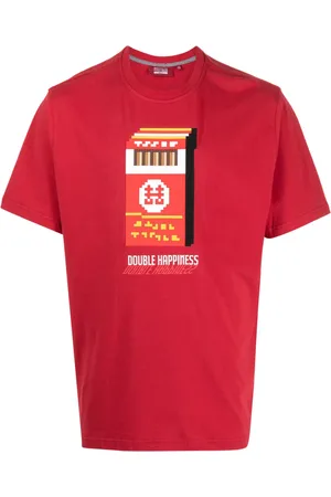 MOSTLY HEARD RARELY SEEN Pixelated-print cotton T-shirt