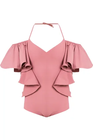 AMIR SLAMA Ruffled swimsuit