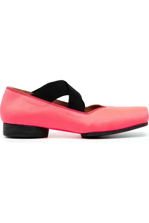 UMA WANG Crossover-strap ballerina shoes