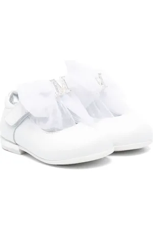 MONNALISA Bow-detailing ballet flats