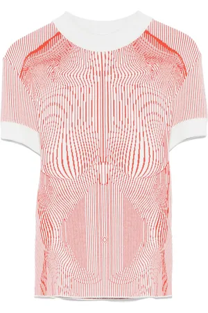 Jean Paul Gaultier The Morphing Pinstripes T-shirt