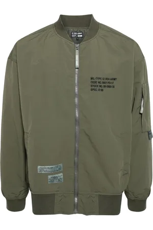 Izzue MA1 logo-appliqu?? bomber jacket