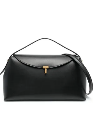 Totême T-Lock leather top handle bag