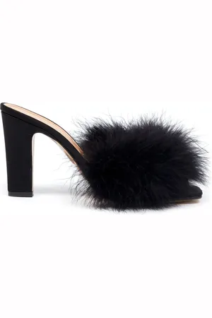 Maison Margiela Feather 90mm satin sandals