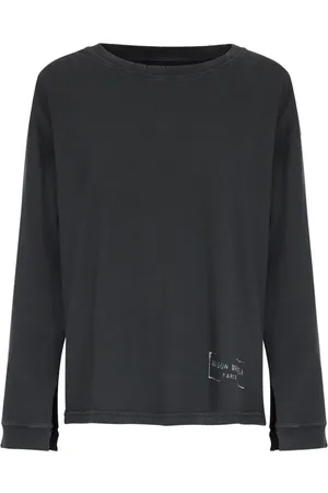Maison Margiela Logo-print cotton sweatshirt