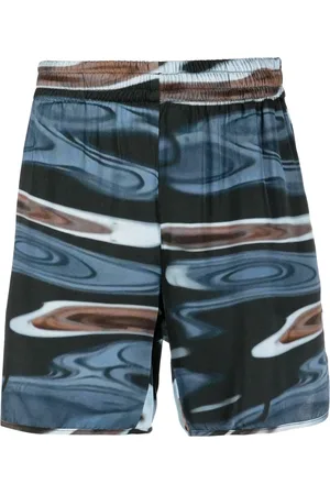 BLUE SKY INN Graphic print track shorts
