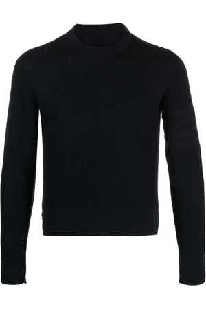 Thom Browne 4-Bar waffle-knit jumper