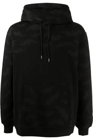 Maharishi Bat-print cotton hoodie