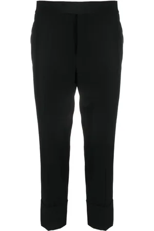 SAPIO Straight-leg cropped trousers