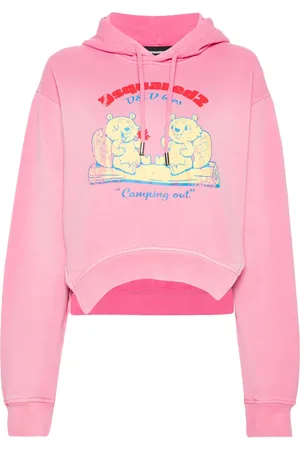 Dsquared2 Graphic-print cropped hoodie