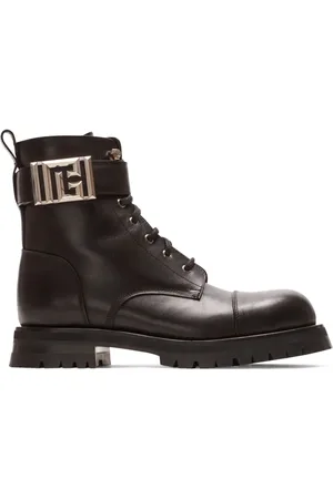 Balmain Charlie leather combat boots